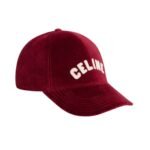 CELINE BASEBALL CAP IN COTTON VELVET