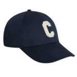 CELINE INITIAL BASEBALL CAP IN COTTON MARINE