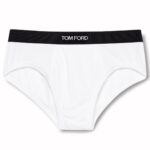 TOM FORD COTTON MODAL BRIEFS WHITE