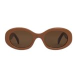CELINE TRIOMPHE 01 SUNGLASSES IN ACETATE CAMEL