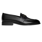 CELINE MALAQUAIS TRIOMPHE LOAFER IN POLISHED BULL BLACK