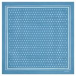 TOM FORD POLKA DOT SQUARE DESIGN POCKET SQUARE AVIAN BLUE