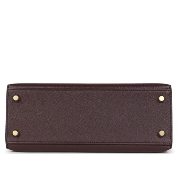 HERMÈS KELLY SELLIER 25 ROUGE SELLIER EPSOM GOLD HARDWARE - Image 5