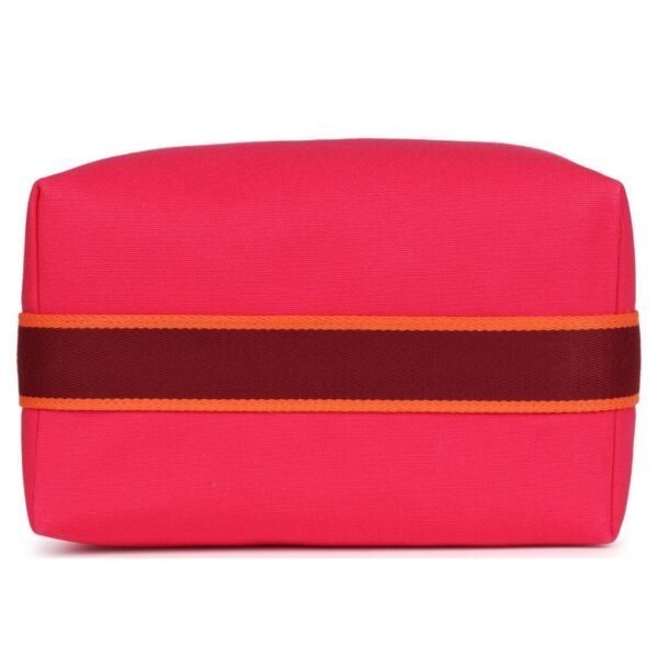 HERMÈS BRIDE-A-BRAC GM HIBISCUS CANVAS PALLADIUM HARDWARE - Image 5