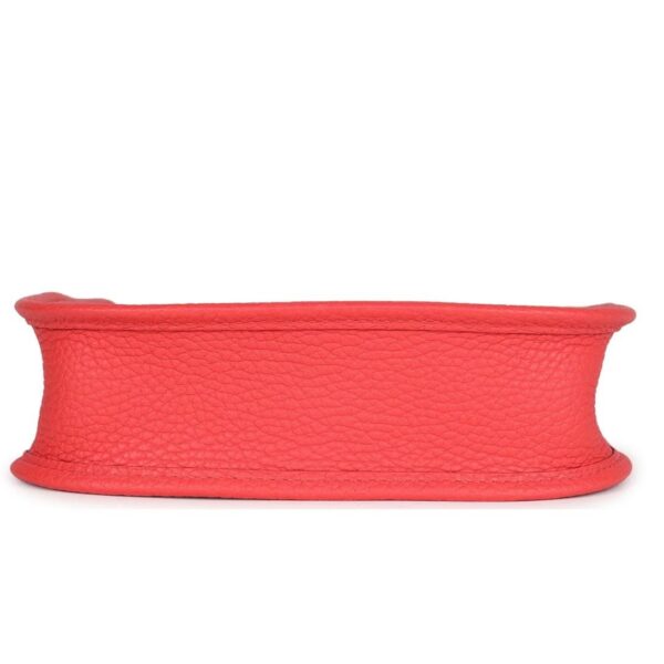 HERMÈS EVELYNE TPM ROSE TEXAS CLEMENCE PALLADIUM HARDWARE - Image 5