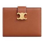 CELINE MEDIUM WALLET VICTOIRE IN TRIOMPHE CANVAS TAN