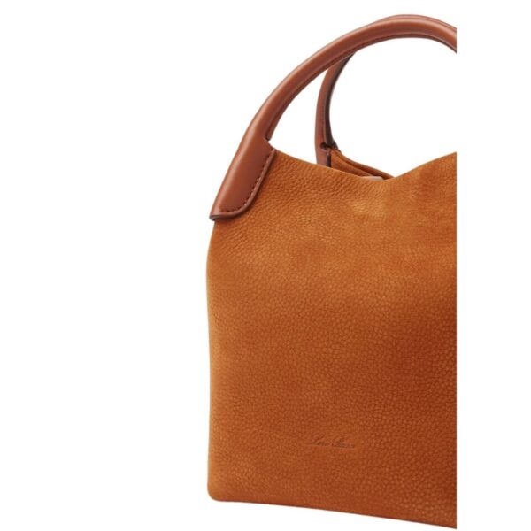 LORO PIANA SMALL BALE BAG BON TON BROWN - Image 6