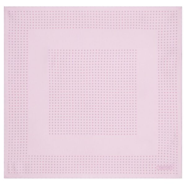 TOM FORD FRAMED POLKA DOT POCKET SQUARE AQUAMARINE - Image 3