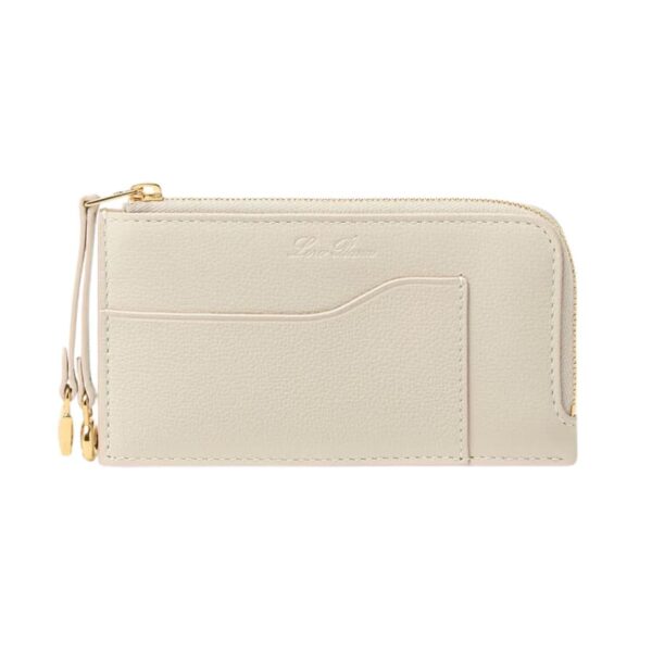 LORO PIANA EXTRA ZIP POUCH WHISPER WHITE - Image 3