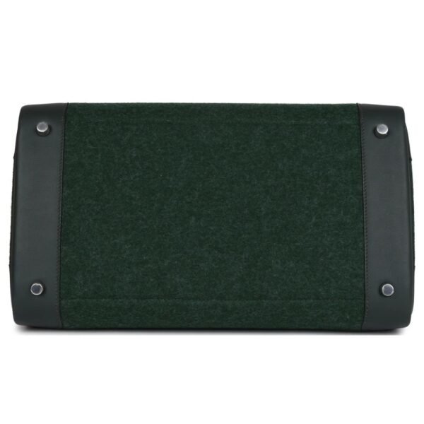 HERMÈS BIRKIN 35 VERT ANGLAIS FEUTRE WOOL AND VERT FONCE FEUTRE SWIFT PALLADIUM HARDWARE - Image 5