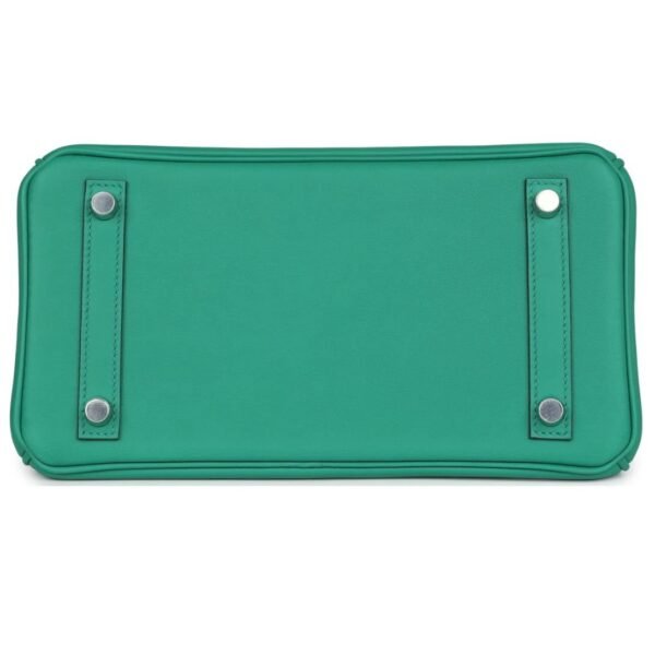 HERMÈS BIRKIN 25 VERT VERTIGO VERSO SWIFT PALLADIUM HARDWARE - Image 5