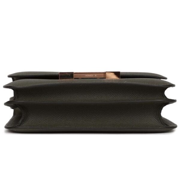 HERMÈS CONSTANCE 18 VERT DE GRIS EPSOM ROSE GOLD HARDWARE - Image 5