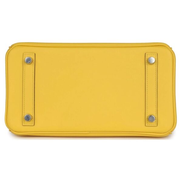 HERMÈS BIRKIN 25 JAUNE DE NAPLES SWIFT PALLADIUM HARDWARE (Copy) - Image 5
