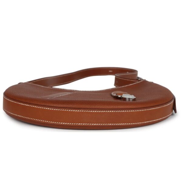 HERMÈS P'TIT ARCON BAG FAUVE BARENIA FAUBOURG PALLADIUM HARDWARE - Image 5