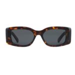 CELINE TRIOMPHE XL 01 SUNGLASSES IN ACETATE RED HAVANA