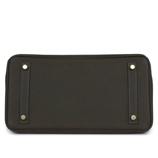 HERMÈS BIRKIN 30 VERT DE GRIS TOGO GOLD HARDWARE - Image 5