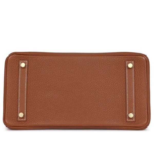 PRE-OWNED HERMÈS BIRKIN 30 GOLD TOGO GOLD HARDWARE - Image 5