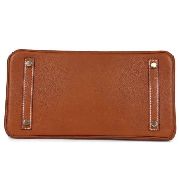 HERMÈS BIRKIN 30 FAUVE BARENIA FAUBOURG GOLD HARDWARE - Image 5