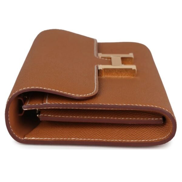 HERMÈS CONSTANCE WALLET TO GO GOLD EPSOM GOLD HARDWARE - Image 5