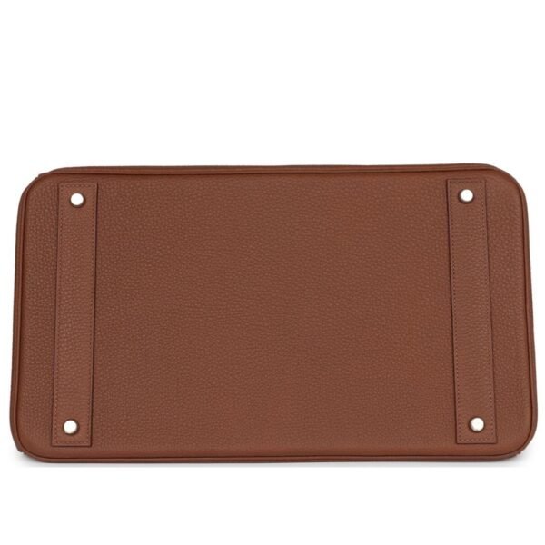 HERMÈS COUP DE SOLEIL BIRKIN HAC 40 GOLD TOGO PALLADIUM HARDWARE - Image 5