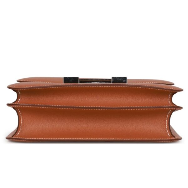 HERMÈS CONSTANCE 24 GOLD MADAME AND LIZARD PALLADIUM HARDWARE - Image 5