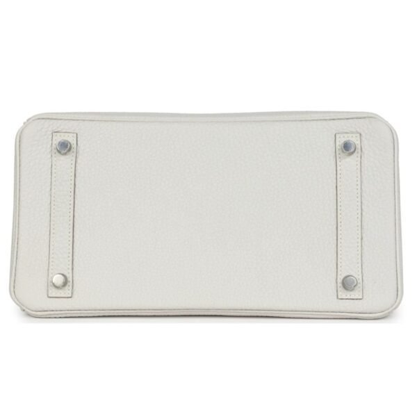 HERMÈS BIRKIN 30 GRIS PALE TOGO PALLADIUM HARDWARE - Image 5
