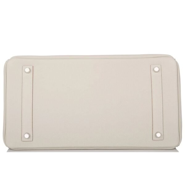 HERMÈS BIRKIN 35 GRIS PERLE TOGO PALLADIUM HARDWARE - Image 5
