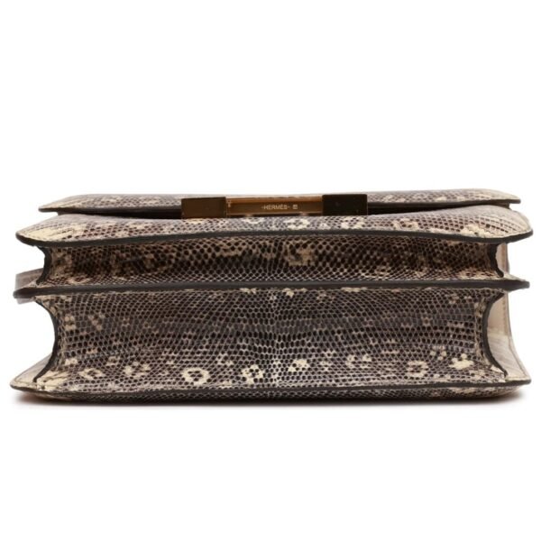 HERMÈS MINI CONSTANCE 18 OMBRE LIZARD VARANUS SALVATOR GOLD HARDWARE - Image 5