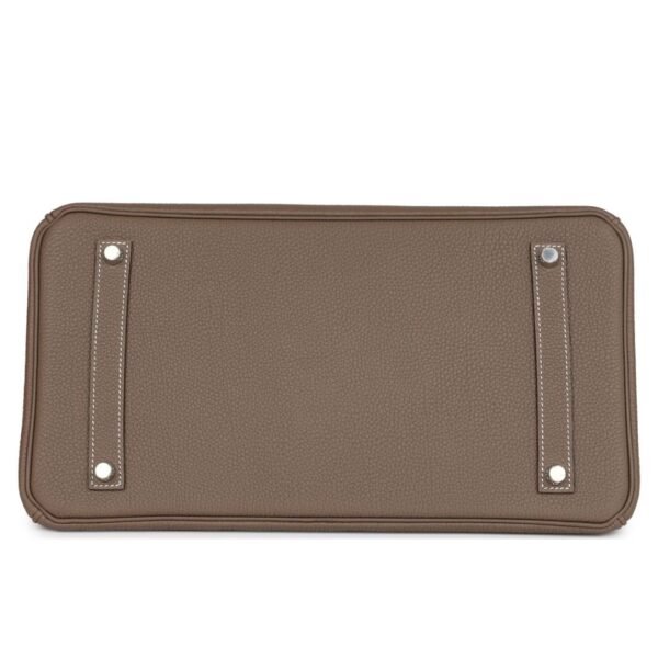 HERMÈS BIRKIN 35 ETOUPE TOGO PALLADIUM HARDWARE - Image 5