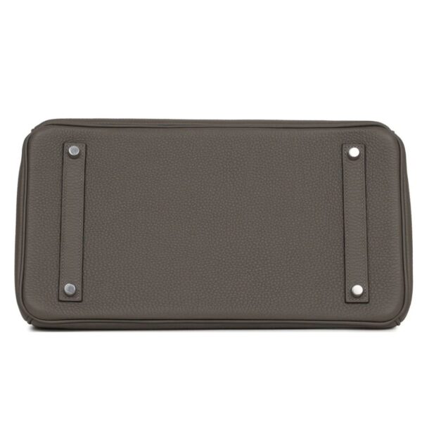 HERMÈS BIRKIN 35 GRIS MEYER TOGO PALLADIUM HARDWARE - Image 5
