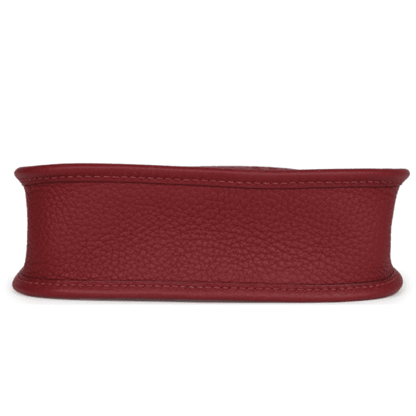 HERMÈS EVELYNE TPM ROUGE H CLEMENCE PALLADIUM HARDWARE - Image 5