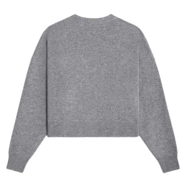 CELINE CARDIGAN WITH GOURMETTE IN HERITAGE CASHMERE GREY - Image 3