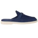 LORO PIANA BABOUCHE CHARMS WALK LOAFER BLUE FLUORITE