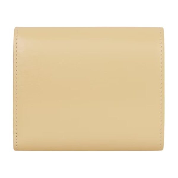 CELINE SMALL FLAP WALLET TRIOMPHE IN SHINY CALFSKIN SPRING YELLOW - Image 15