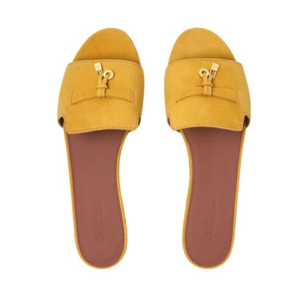 LORO PIANA SUMMER CHARMS SANDAL SAFFRON TEA - Image 15