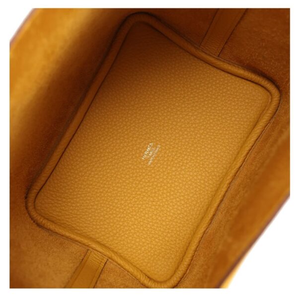 HERMÈS PICOTIN LOCK 18 JAUNE AMBRE CLEMENCE GOLD HARDWARE - Image 6