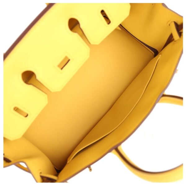 HERMÈS BIRKIN 25 SUN SWIFT PALLADIUM HARDWARE - Image 6