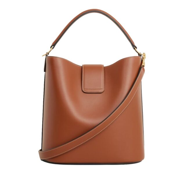 CELINE MEDIUM LOUISE BAG IN SMOOTH CALFSKIN TAN - Image 4