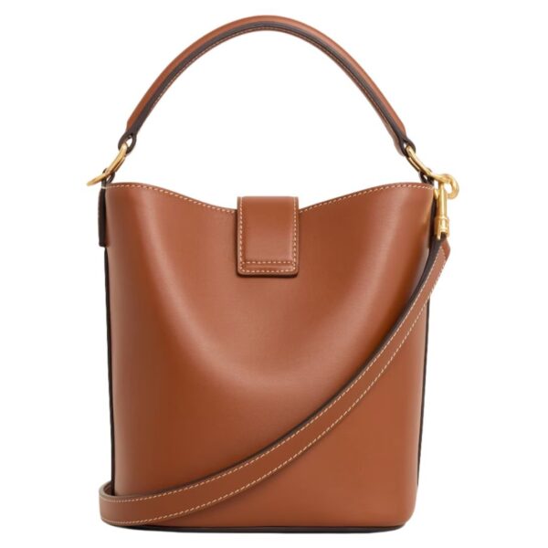 CELINE SMALL BUCKET LOUISE IN SMOOTH CALFSKIN TAN - Image 3