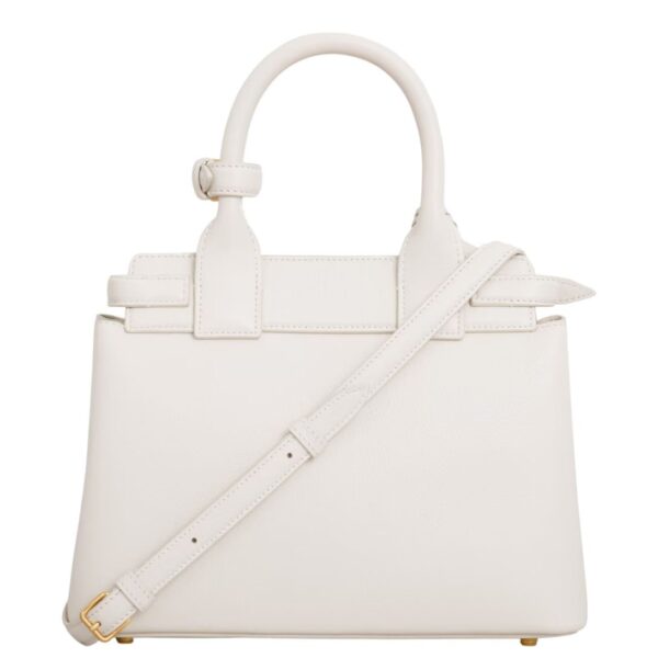 CELINE TEEN CONTI BAG IN SUPPLE GRAINED CALFSKIN WHITE - Image 4