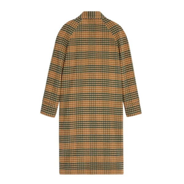 CELINE SMOKING COAT IN TARTAN CHECKED WOOL - Image 2