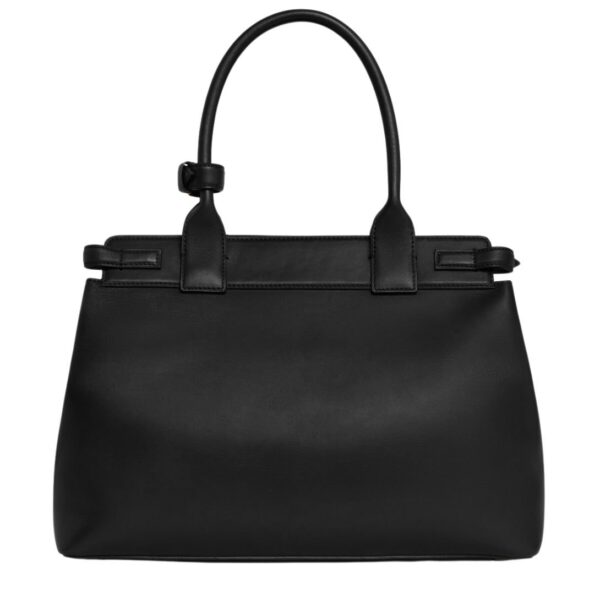 CELINE CONTI BAG IN NATURAL CALFSKIN BLACK - Image 3