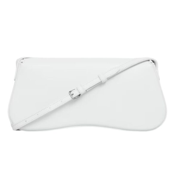 CELINE MEDIUM LOLA BAG IN SHINY CALFSKIN BLANC DE BLANC - Image 4