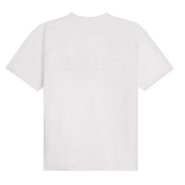 CELINE LOOSE T SHIRT IN COTTON JERSEY CHALK-BLACK - Image 3