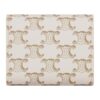 CELINE SMALL FLAP WALLET TRIOMPHE IN TRIOMPHE CANVAS WHITE-TAN - Image 3