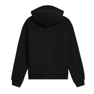 CELINE ZIPPED QUILTED HOODIE IN COTTON FLEECE