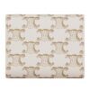 CELINE SMALL FLAP WALLET TRIOMPHE IN TRIOMPHE CANVAS WHITE-TAN - Image 3