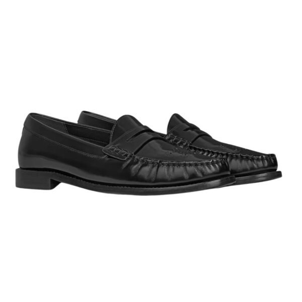 CELINE VIVIENNE LOAFER IN POLISHED BULL BLACK - Image 3