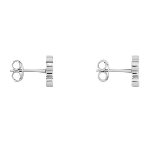 CELINE TRIOMPHE RHINESTONE STUDS IN STRASS AND BRASS WITH SILVER FINISH - Image 4