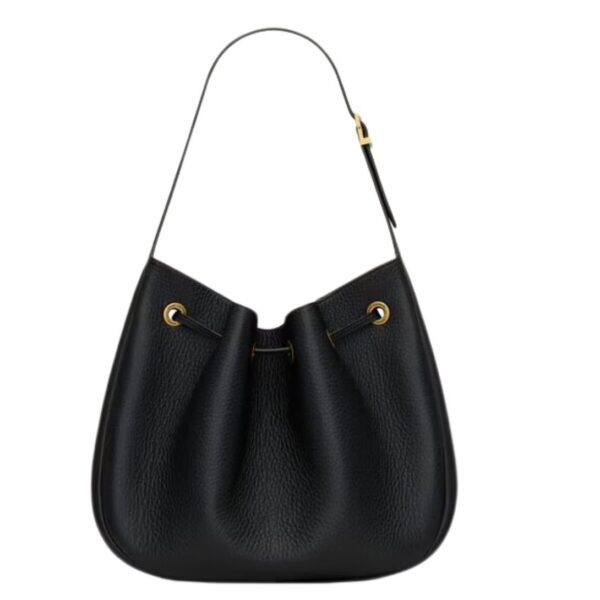 SAINT LAURENT PARIS VII SMALL HOBO IN GRAINED LEATHER - Image 2